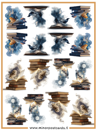 The magic animal books sticker sheet