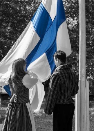 Flag of Finland - Siniristilippu