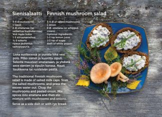 Finnish mushroom salad - Suomalainen sienisalaatti