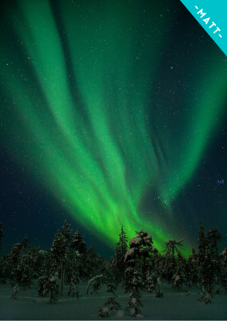 Fan of Auroras in Rovaniemi - Revontuliviuhka Rovaniemellä