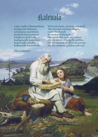 Old bard Väinämöinen in Kalevala