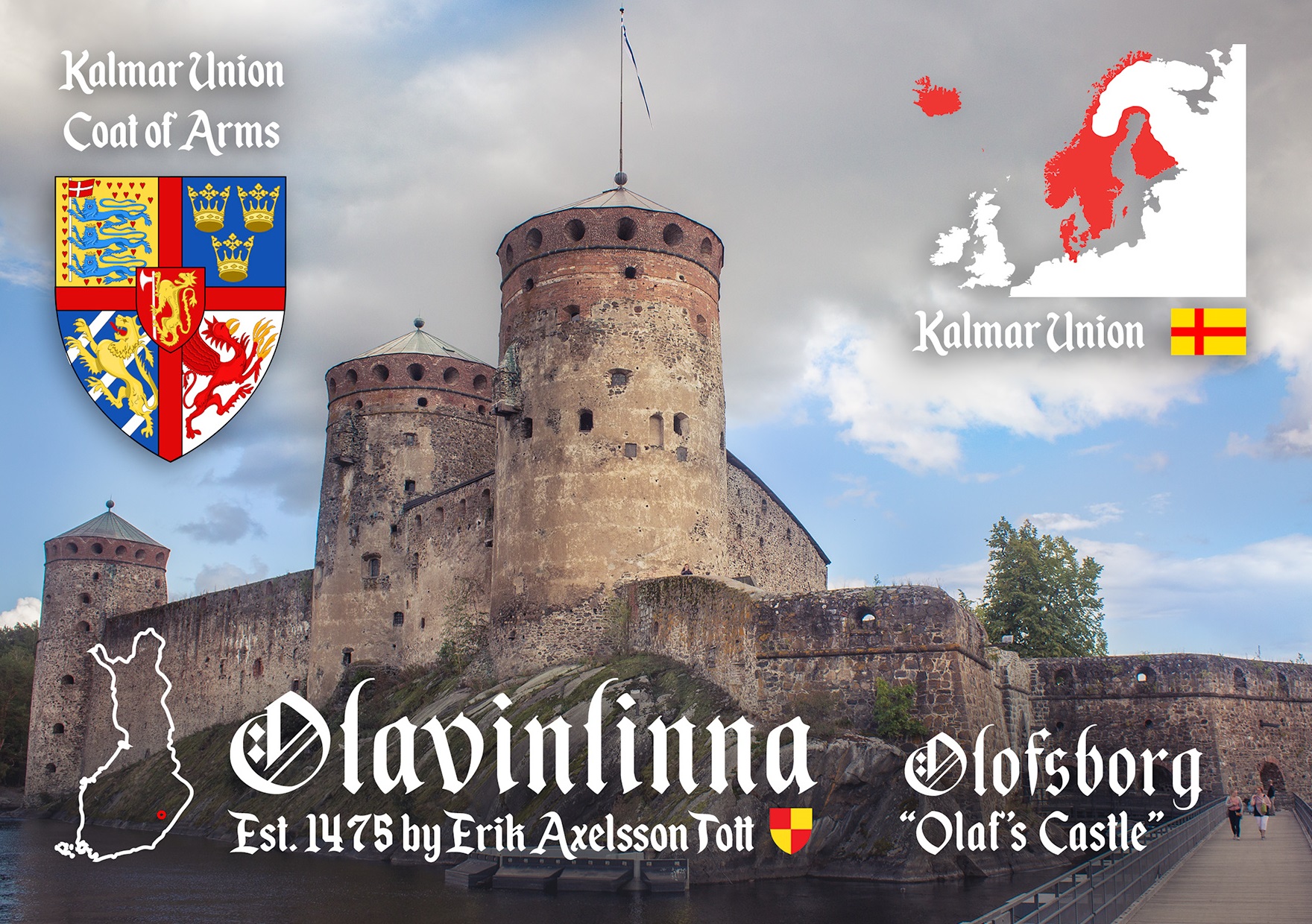 Keskiajan kivinen Olavinlinna – Minor Postcards