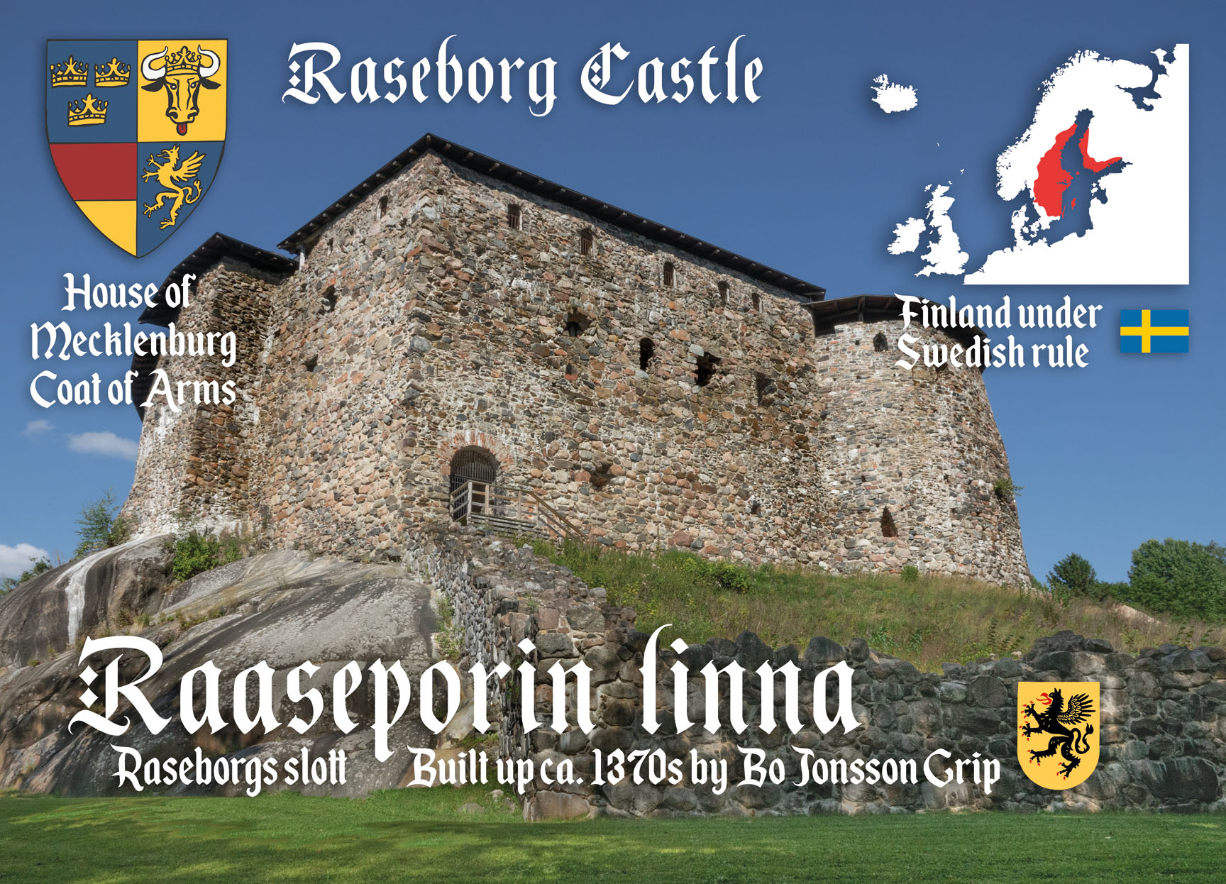Keskiajan kivinen Raaseporin linna – Minor Postcards