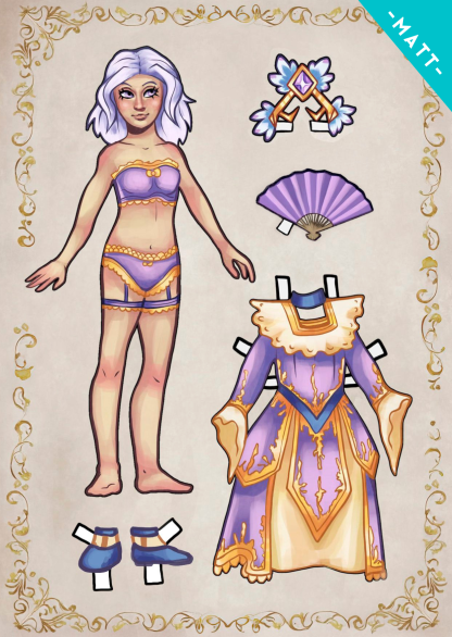 Paper doll Alwiina