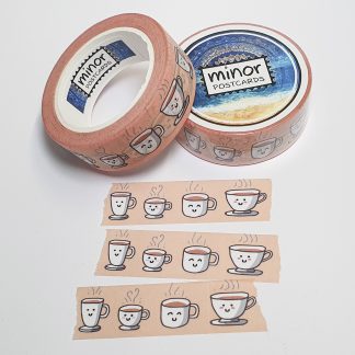 Cups of coffee washi tape