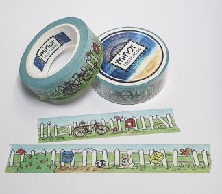 Fence mailboxes washi tape