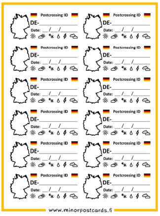 ID Germany 12 sticker sheet Matte
