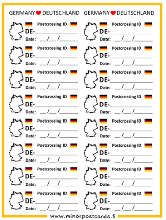 ID Germany 16 sticker sheet Glossy