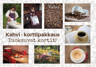 Kahvi - korttipakkaus