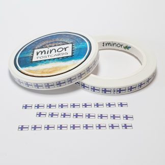 Suomen lippu kapea washi-teippi