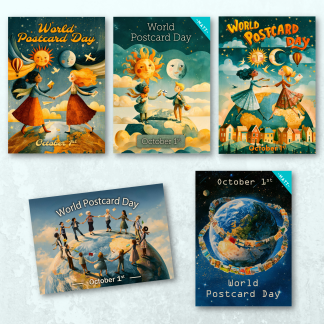 World Postcard Day - Set 2
