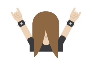 Headbanger - emoji